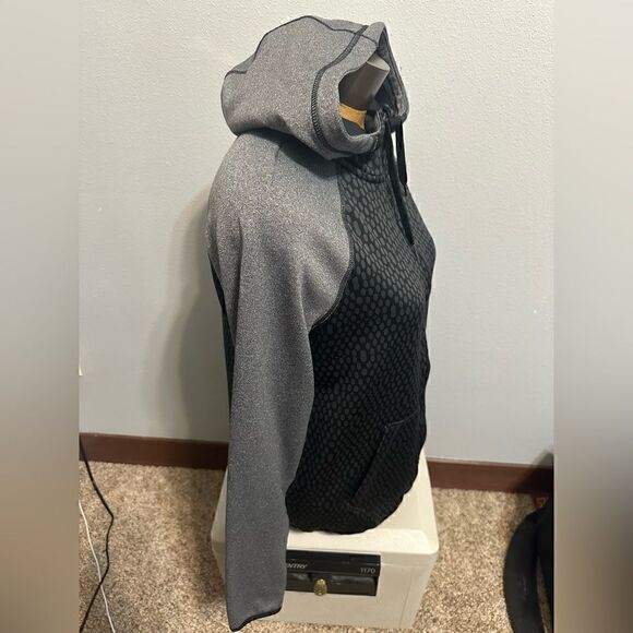 Nike Thermafit Women's Medium Black/Gray Full ZIP Hoodie - Picture 4 of 5